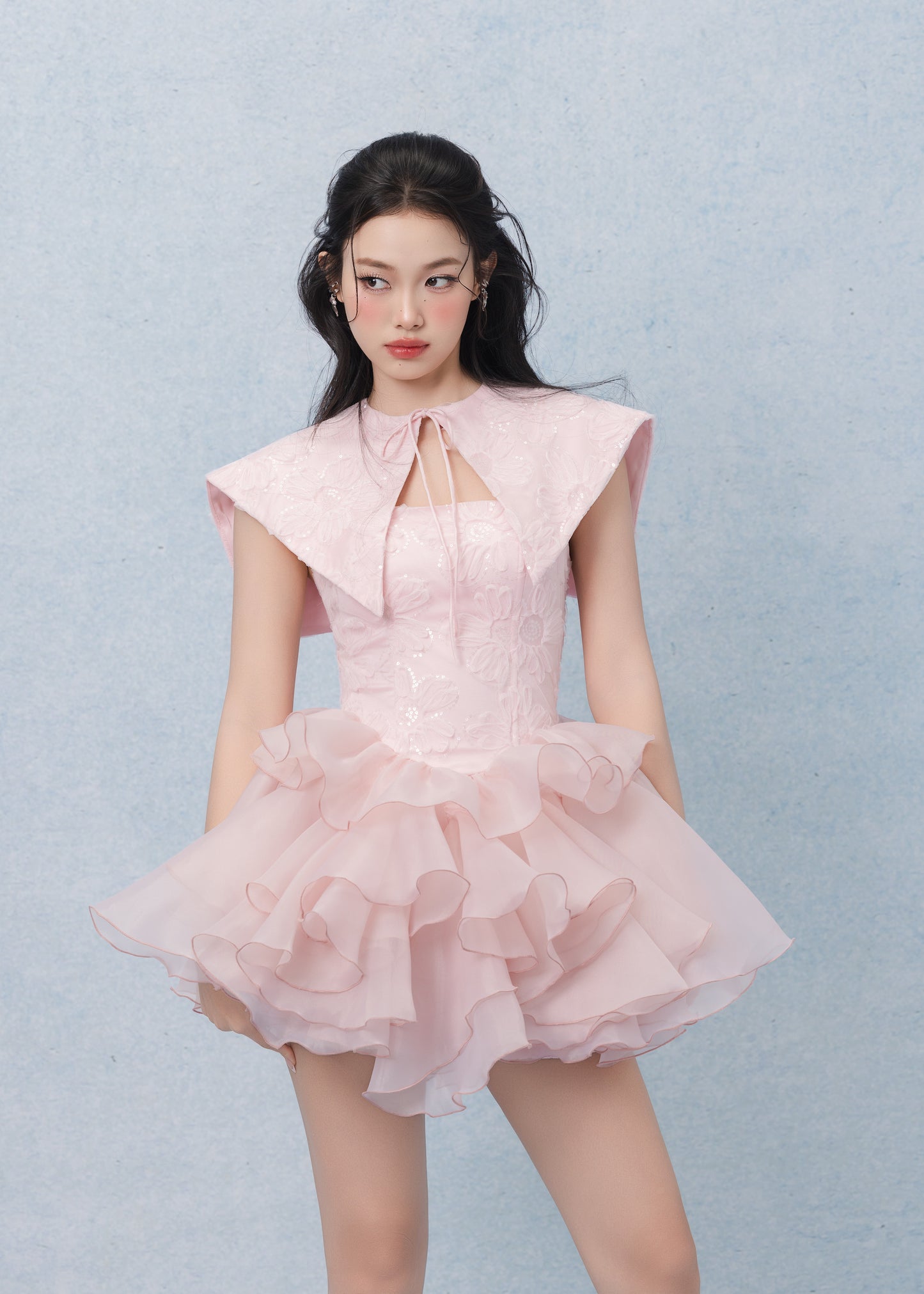 Lya Dress Pink Color ( ( Pre-Order 5days )