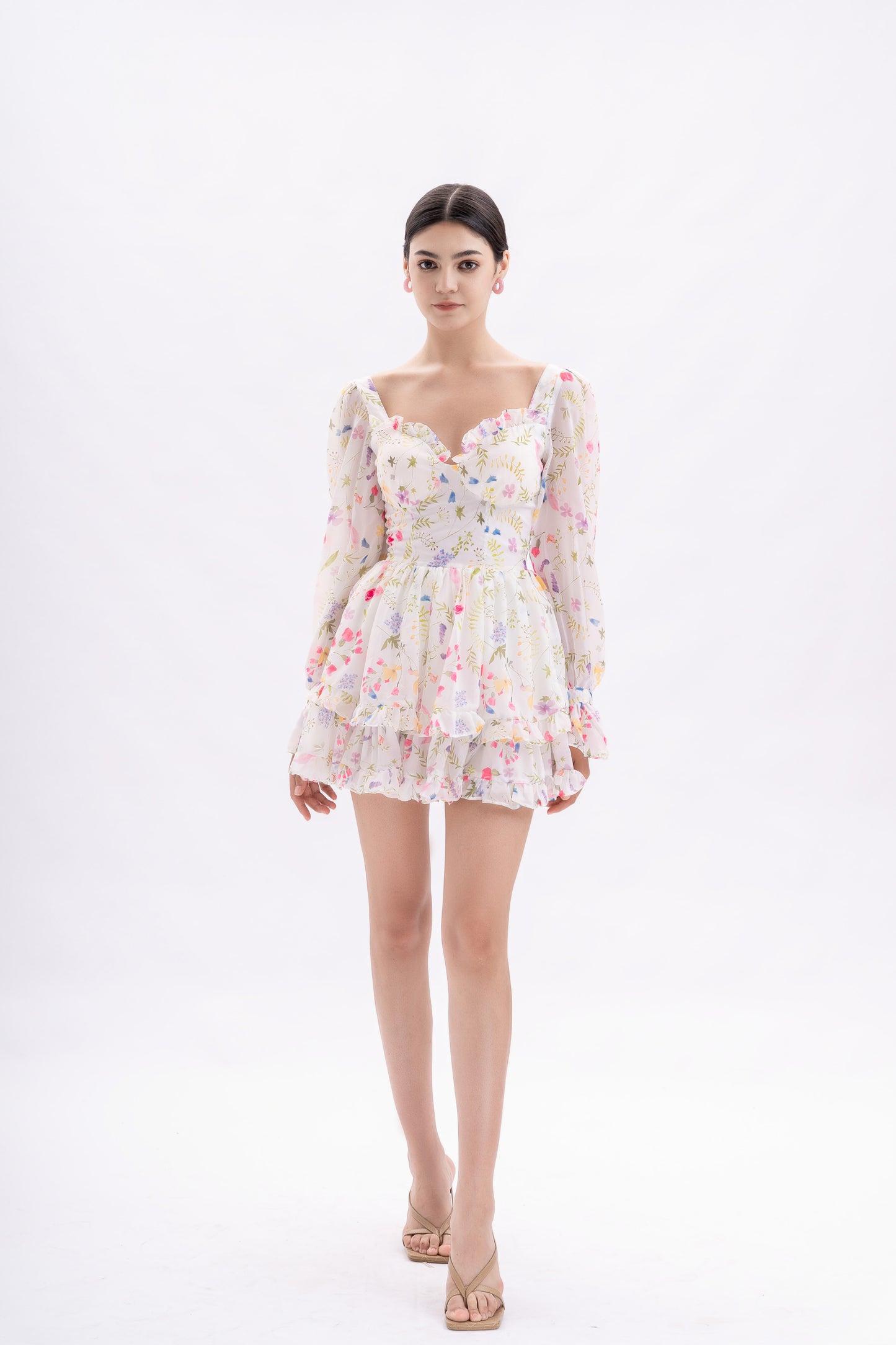 Katharina Flower Mini Dress